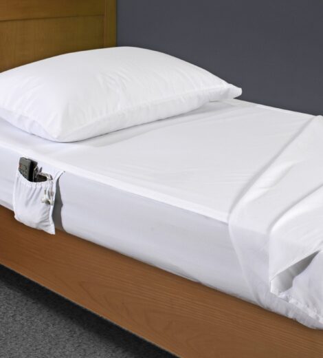 COTTON WHITE BED SHEET FOR HOSPITALS