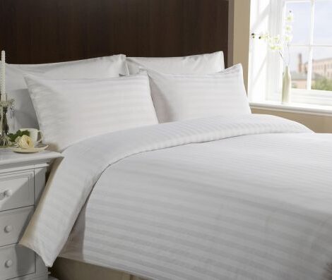 COTTON WHITE BED SHEET FOR HOTELS