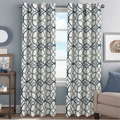 2 Piece Window Curtain Set - 8 Feet