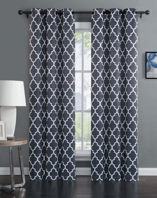 2 Piece Window Curtain Set - 8 Feet