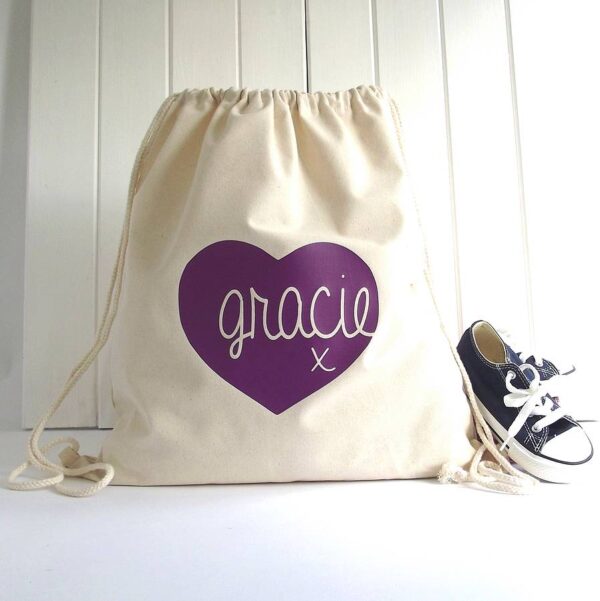 COTTON CANVAS DRAWSTRING BAGS BACK PACK WITH SCREEN PRINTING (180-200 GSM)