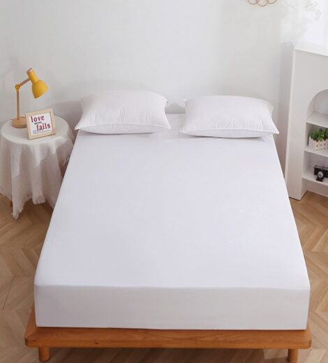 White Fitted Sheets for Hotel and Hospital