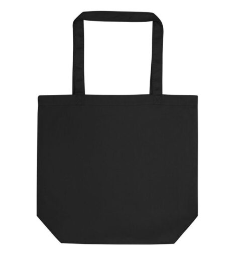 COTTON CANVAS SHOPPING BAGS BLACK COLOUR WITH BOTTOM GUSSET (280 GSM)