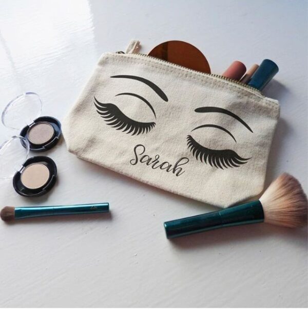 COTTON CANVAS MAKEUP POUCH 340 GSM