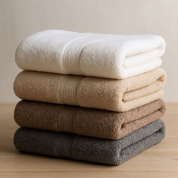 Cotton Bath Towel – Soft & Absorbent Large Towels for Adults, Bathroom, Beach, Hotel & Spa Use (Set of Towels)