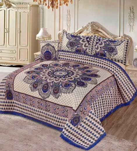JACQUARD LUXURY  BEDSHEET SET-  PCS